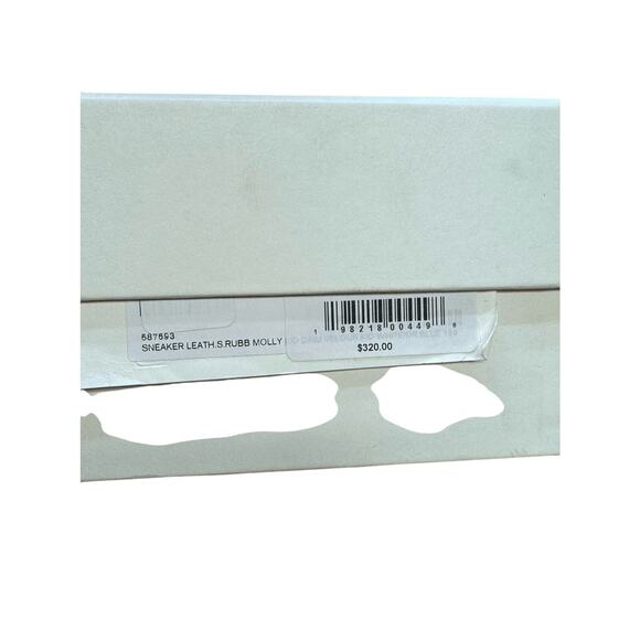 Alexander McQueen NIB Kid’s Low Top Leather Sneakers in White Size 10 Toddler - Picture 3 of 11